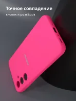 Точные вырезы чехла Samsung Galaxy A54 5G розовый