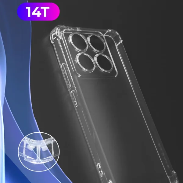 Прозрачный чехол для Xiaomi 14T — общий вид