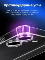 Углы прозрачного чехла для Xiaomi Redmi 13C | Poco C65 — защита от ударов