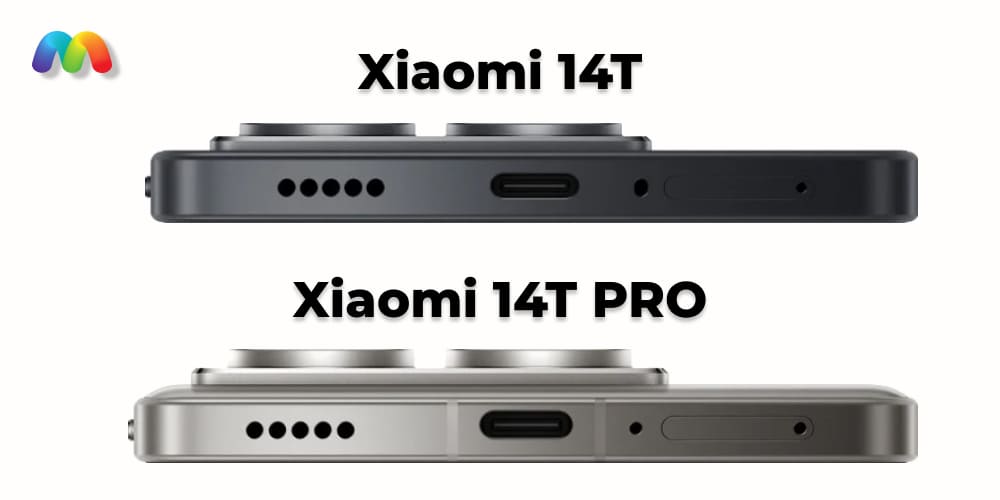 Нижняя грань Xiaomi 14T и Xiaomi 14T PRO — порты и динамики