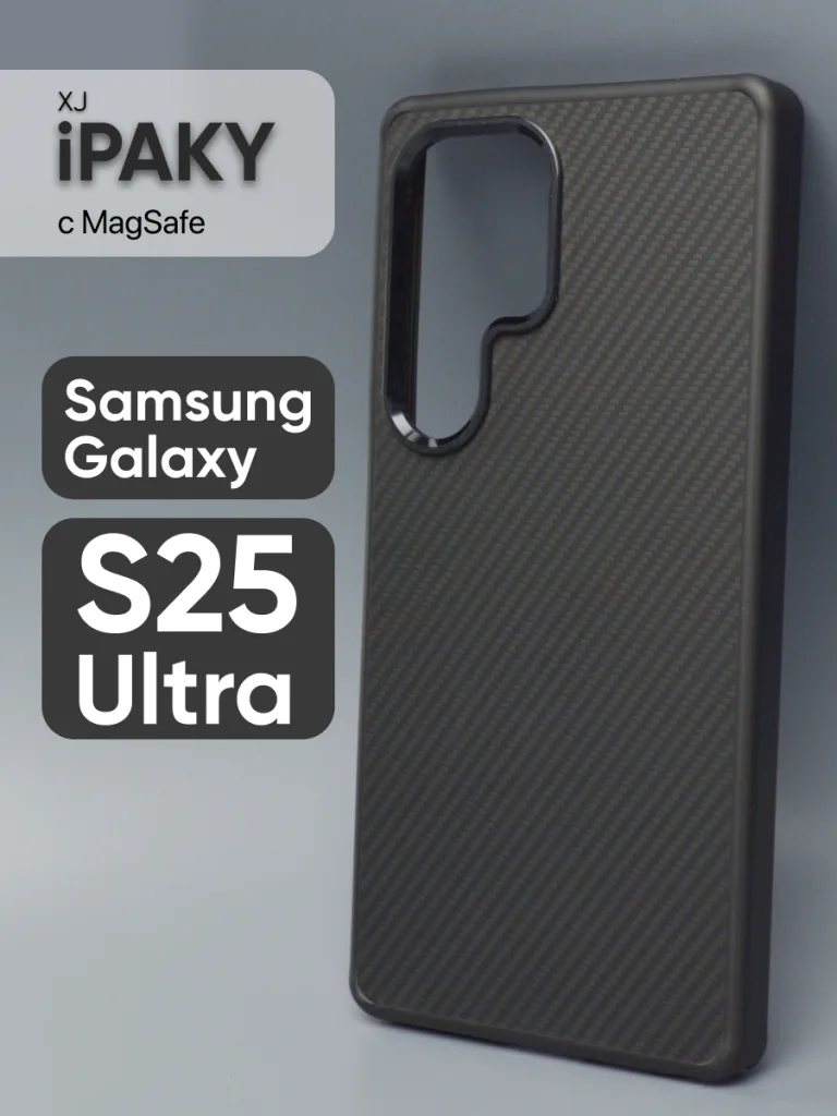 Чехол iPaky XJ для Samsung Galaxy S25 Ultra – противоударный дизайн, прозрачная спинка