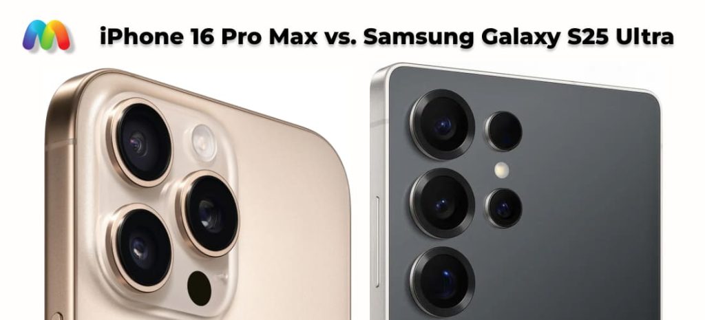 iPhone 16 Pro Max vs. Samsung Galaxy S25 Ultra 29 Модуль камер iPhone 16 Pro Max и Samsung Galaxy S25 Ultra