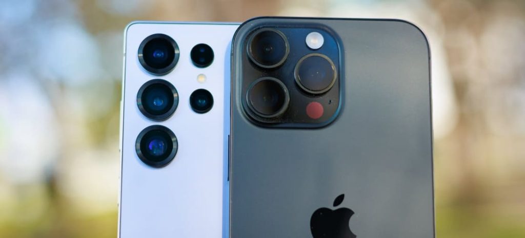 iPhone 16 Pro Max vs. Samsung Galaxy S25 Ultra 52 Камеры Galaxy S25 Ultra и iPhone 16 Pro Max — выступ и модуль