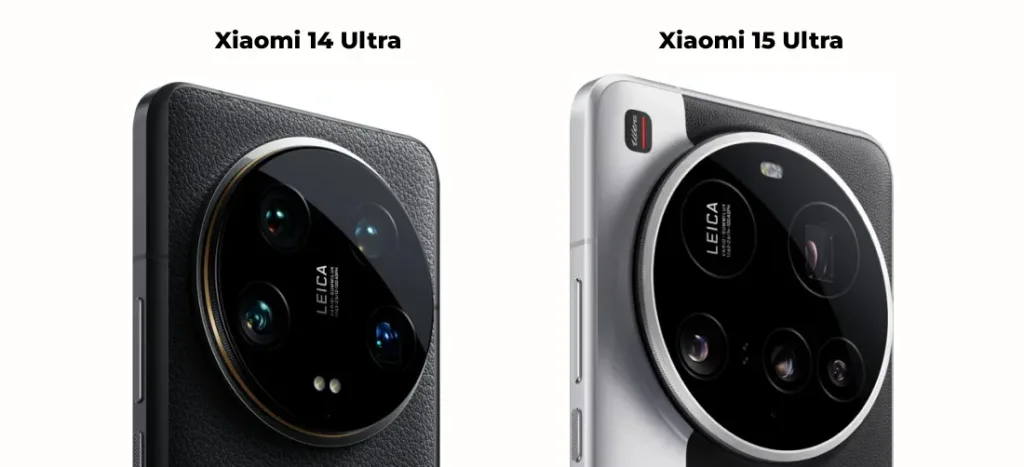 Сравнение Xiaomi 14 Ultra и Xiaomi 15 Ultra