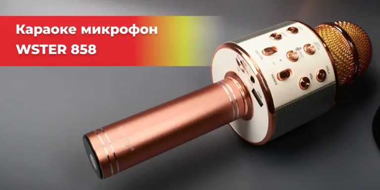 Караоке микрофон WSTER 858