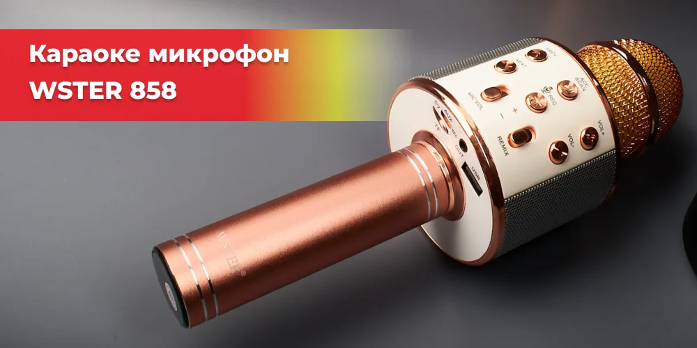 Караоке микрофон WSTER 858