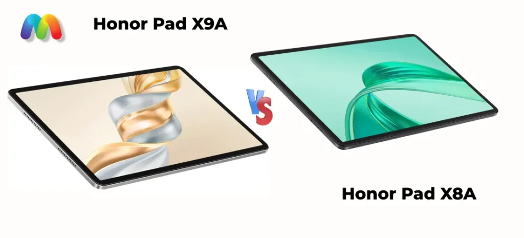 Сравнение Honor Pad X9A и Honor Pad X8A