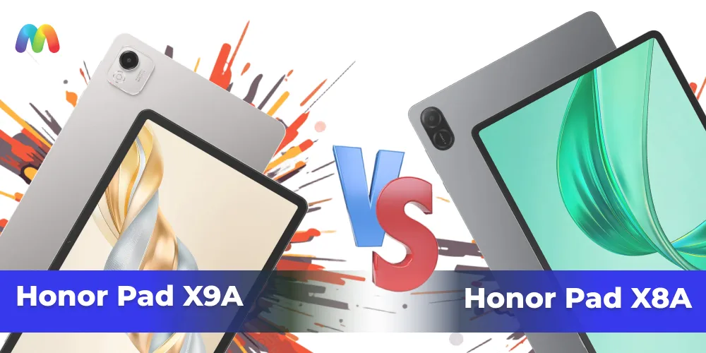 Сравнение Honor Pad X9A и Honor Pad X8A
