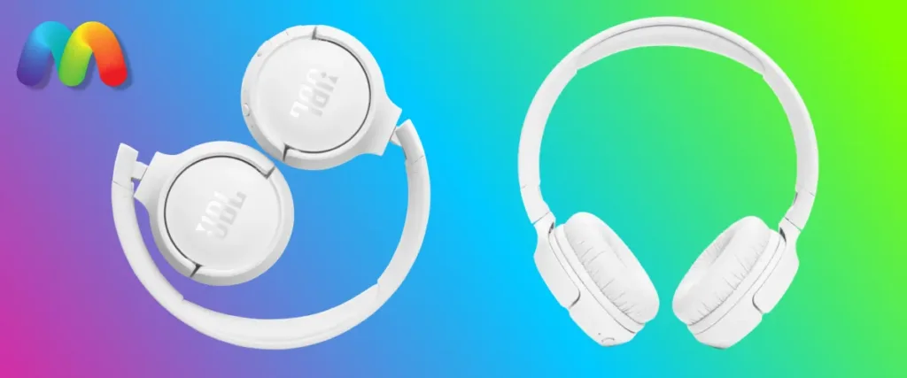 Складная конструкция и внешний вид наушников JBL Tune 520BT White