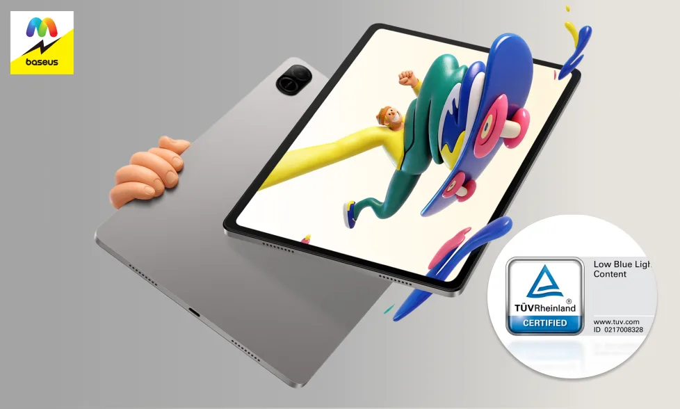 Планшет Honor Pad X8b с яркой 3D графикой на экране и сертификатом безопасности