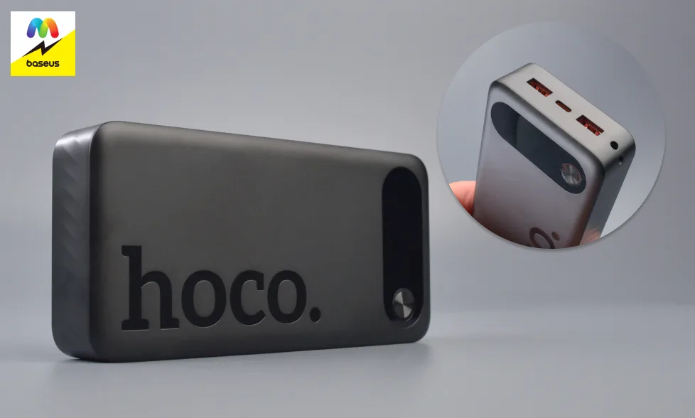 Разъемы USB и Type-C на корпусе Hoco J154A