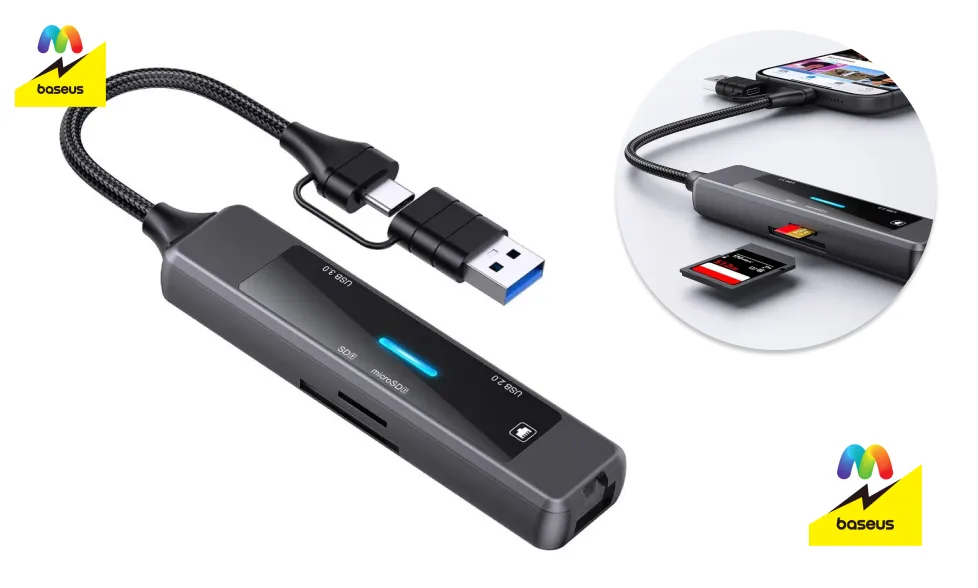 USB хаб Type-C | Profit YC-912 (черный)