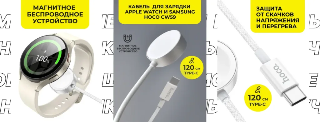 Инфографика защиты и характеристик кабеля Hoco CW59